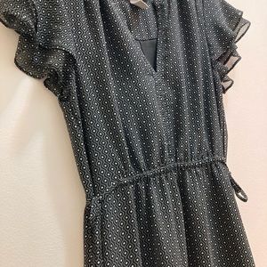 H&M Black and White Dress
